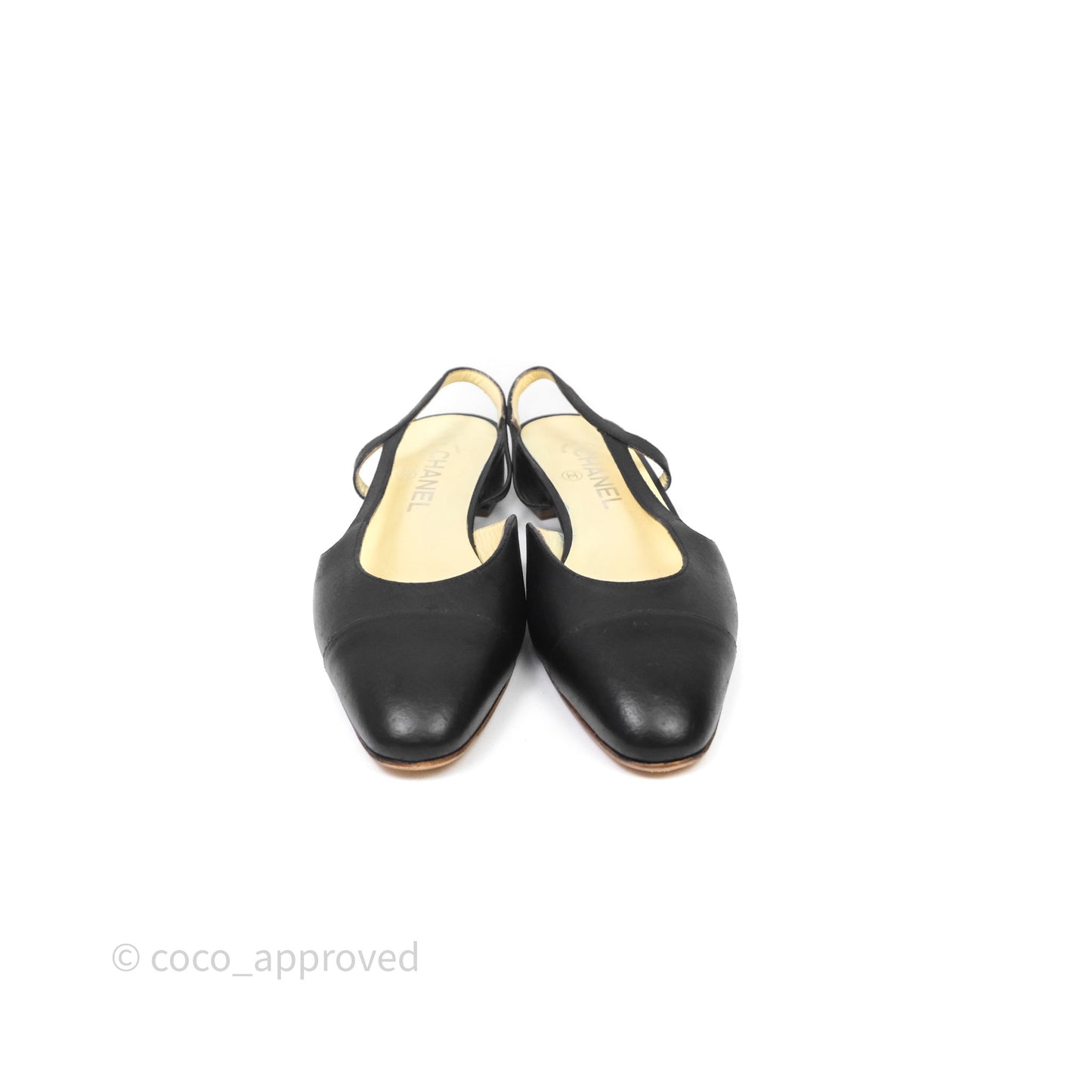 Chanel Classic Slingback Black Size 38
