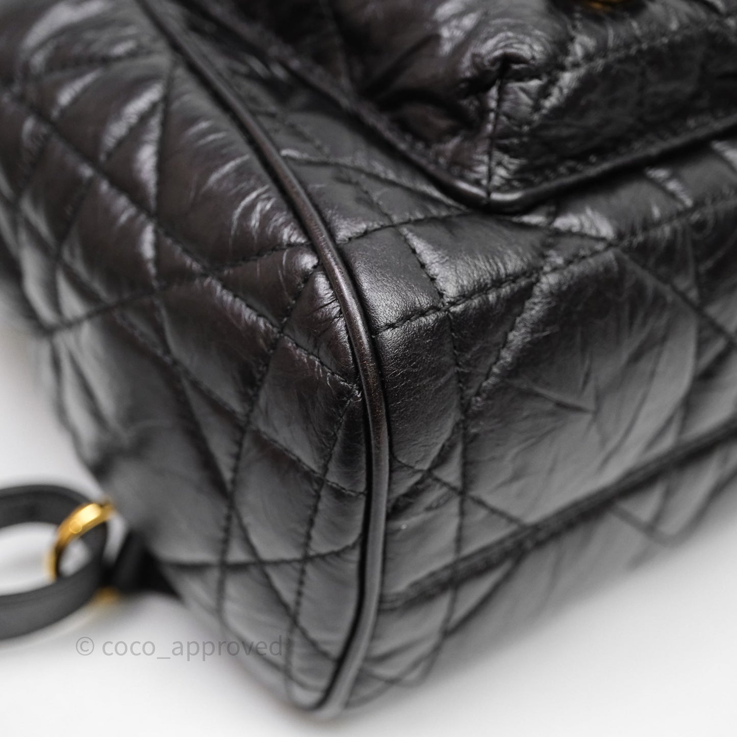 Christian Dior Medium Dior Caro Backpack Black Macrocannage Lambskin