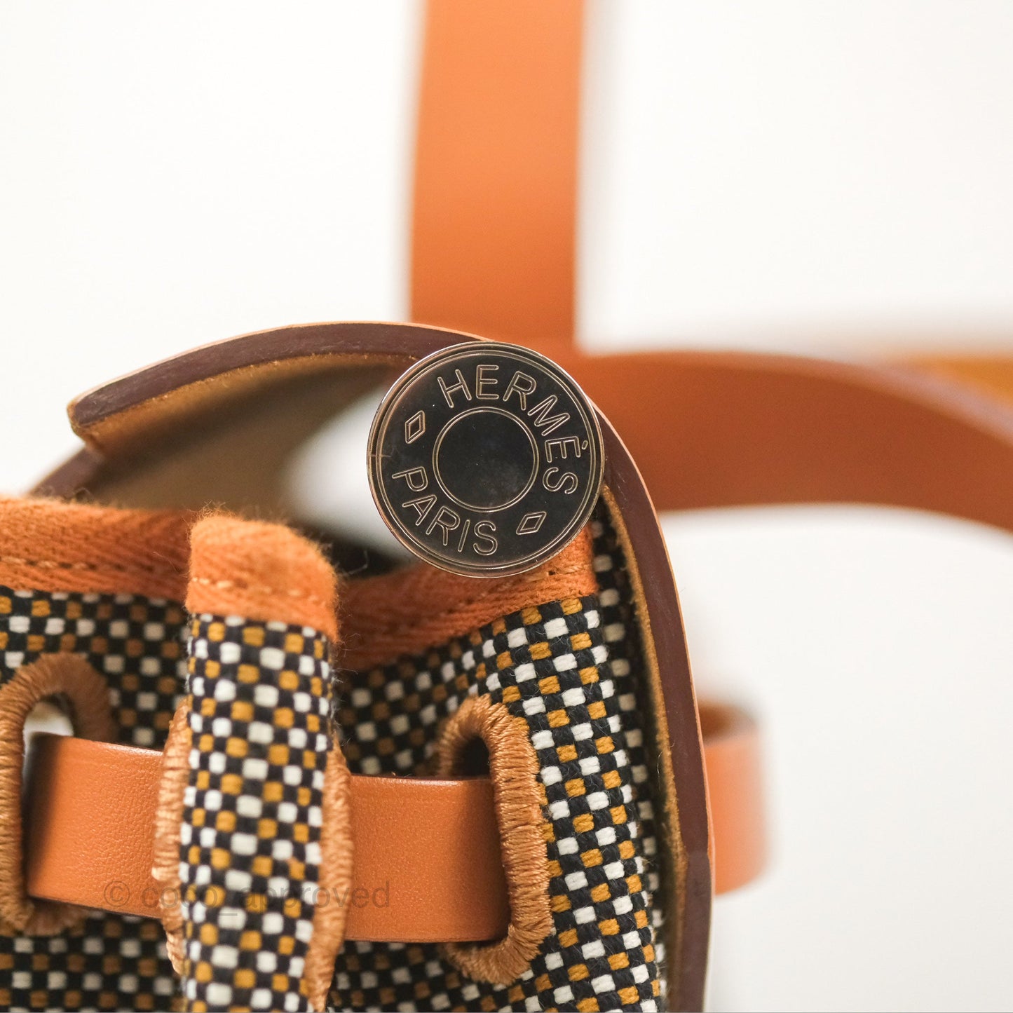 Hermès Herbag Zip 31 Black/White/Desert Viking Criss Toile Natural Palladium Hardware