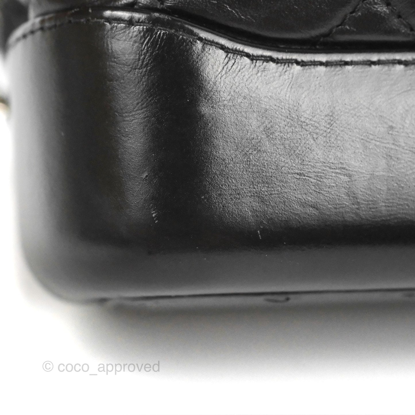 Chanel Small Gabrielle Hobo Quilted Black Aged Calfskin