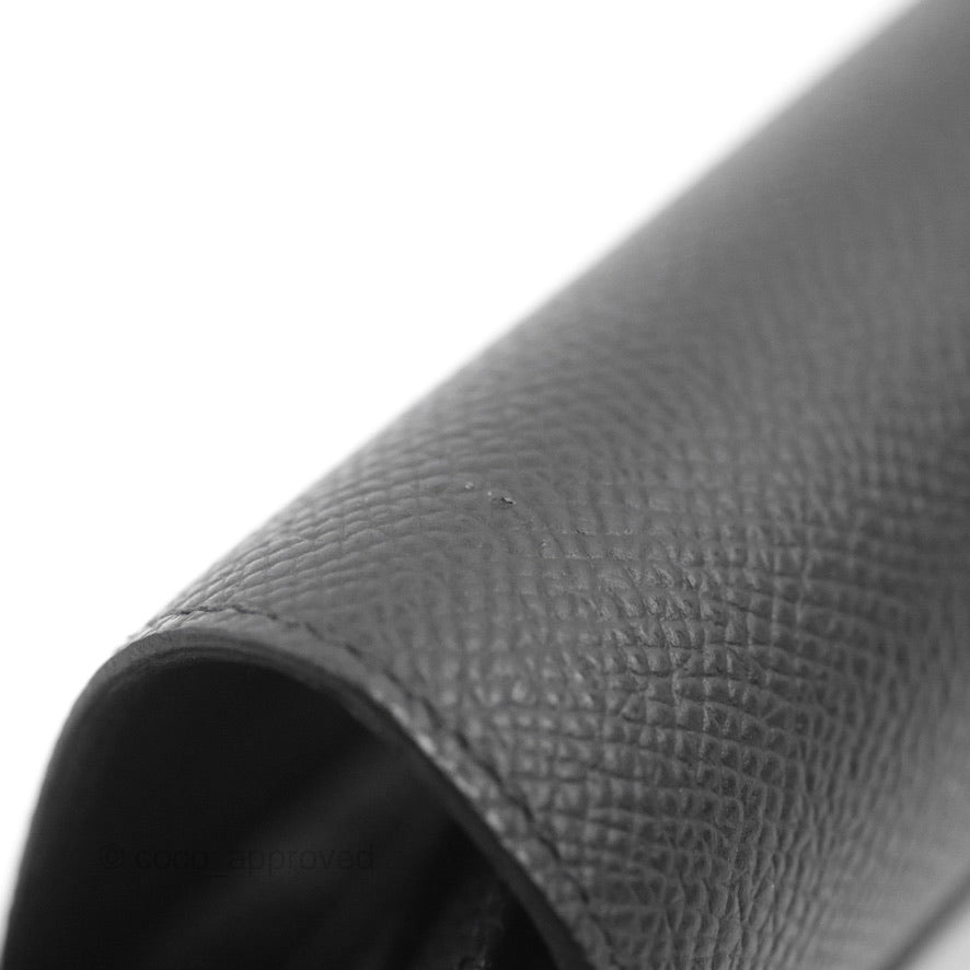Hermès Constance Long To Go Wallet Black Epsom Gold Hardware