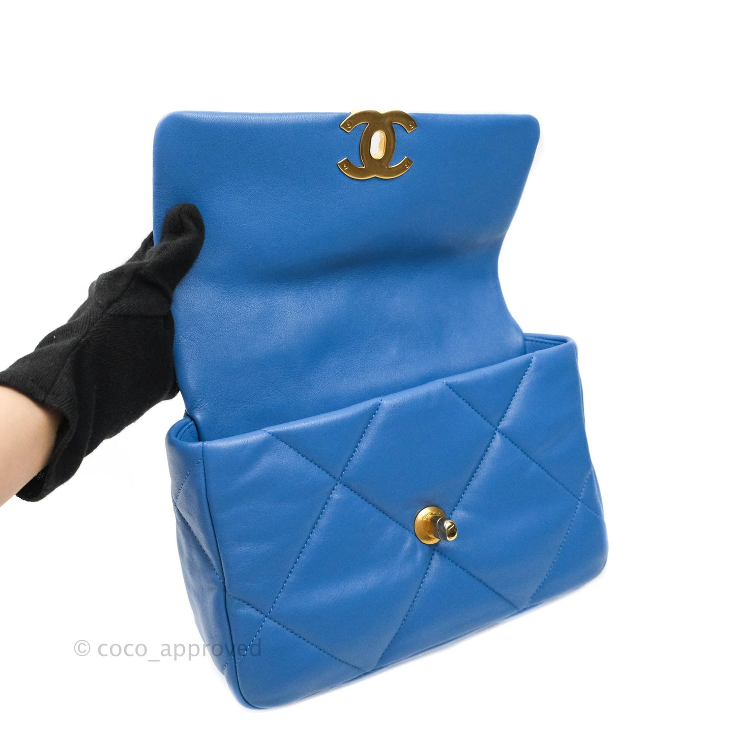 Chanel 19 Small Blue Mixed Hardware 20S