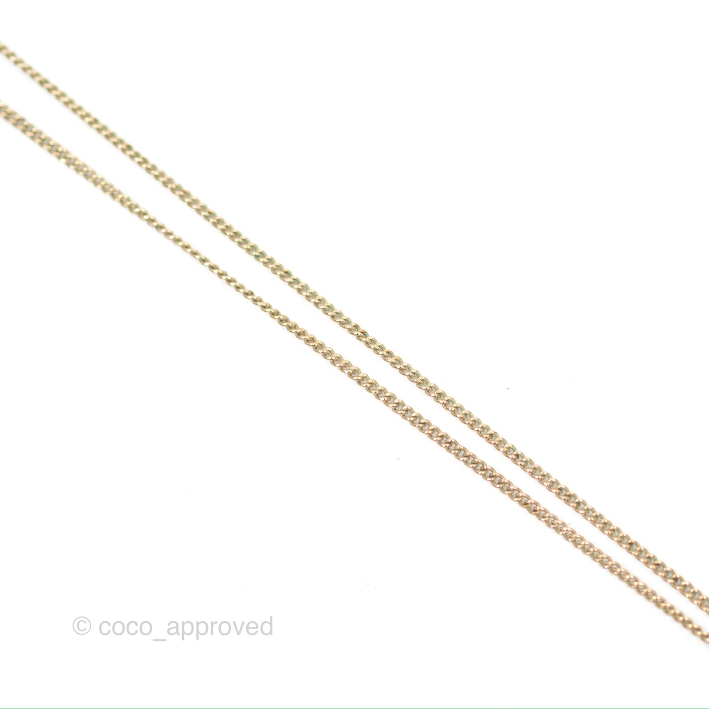 Chanel CC Yellow Camellia Necklace Gold Tone 13C