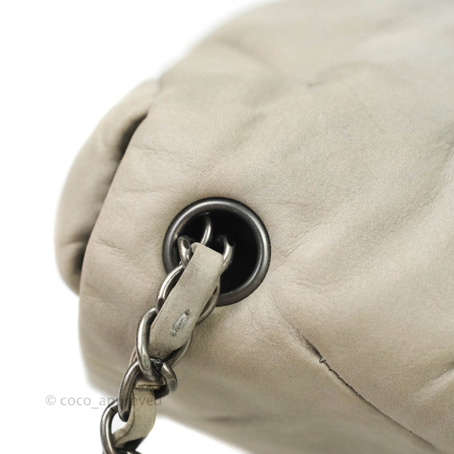 Chanel Flap Bag Iridescent Calfskin Ruthenium Hardware