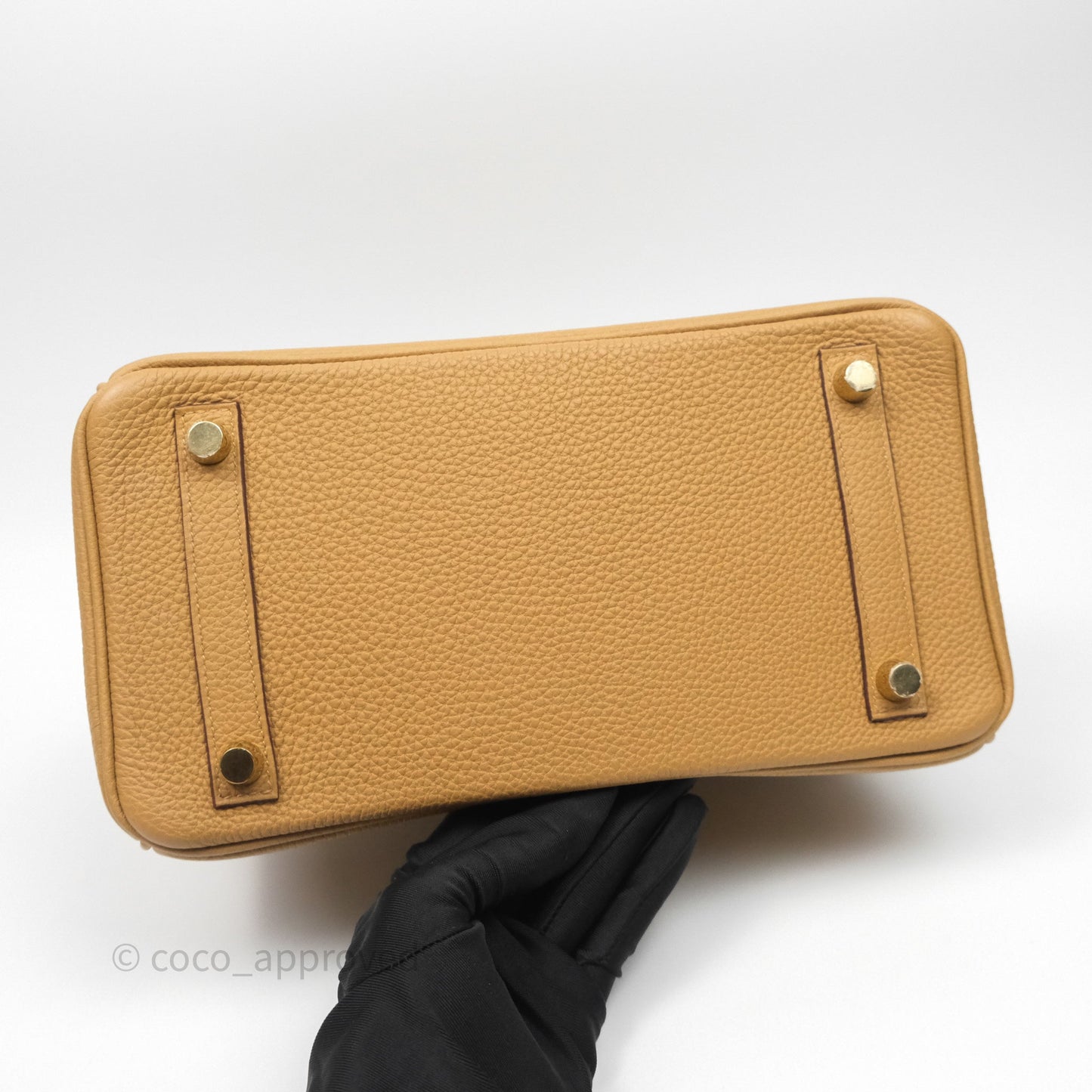 Hermès Birkin 25 Retourne Biscuit 4B Togo Gold Hardware