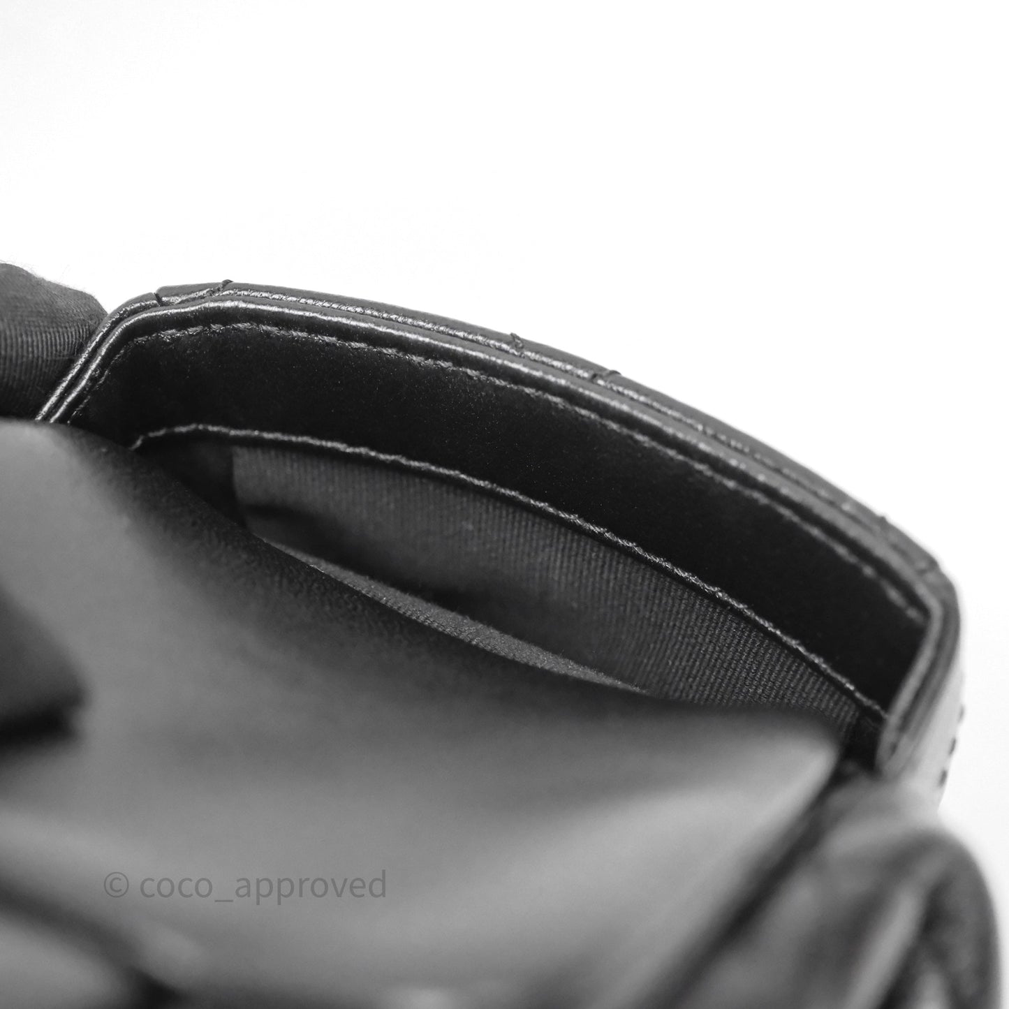 Chanel Small Quilted Trendy Double Pocket Hobo Black Lambskin Gold Hardware
