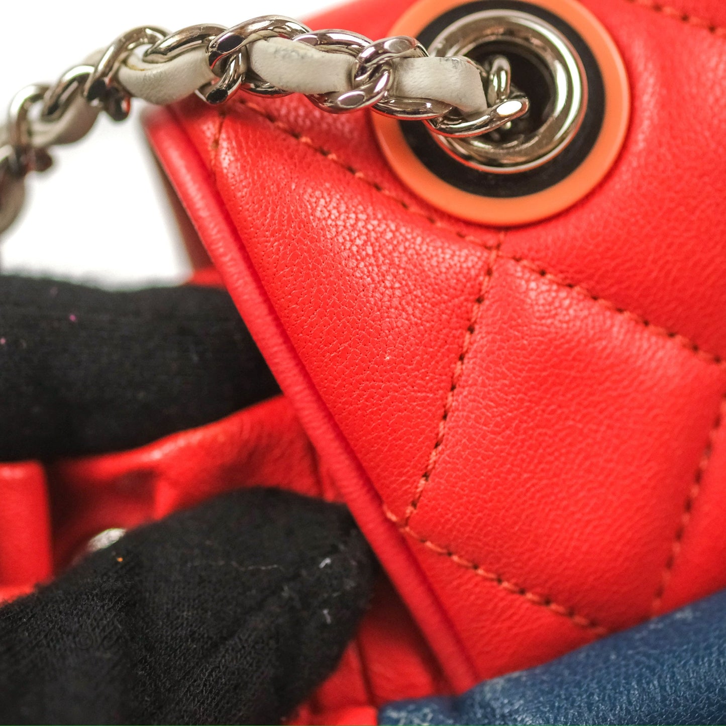 Chanel Quilted Small Cuba Urban Spirit Backpack Orange Lambskin