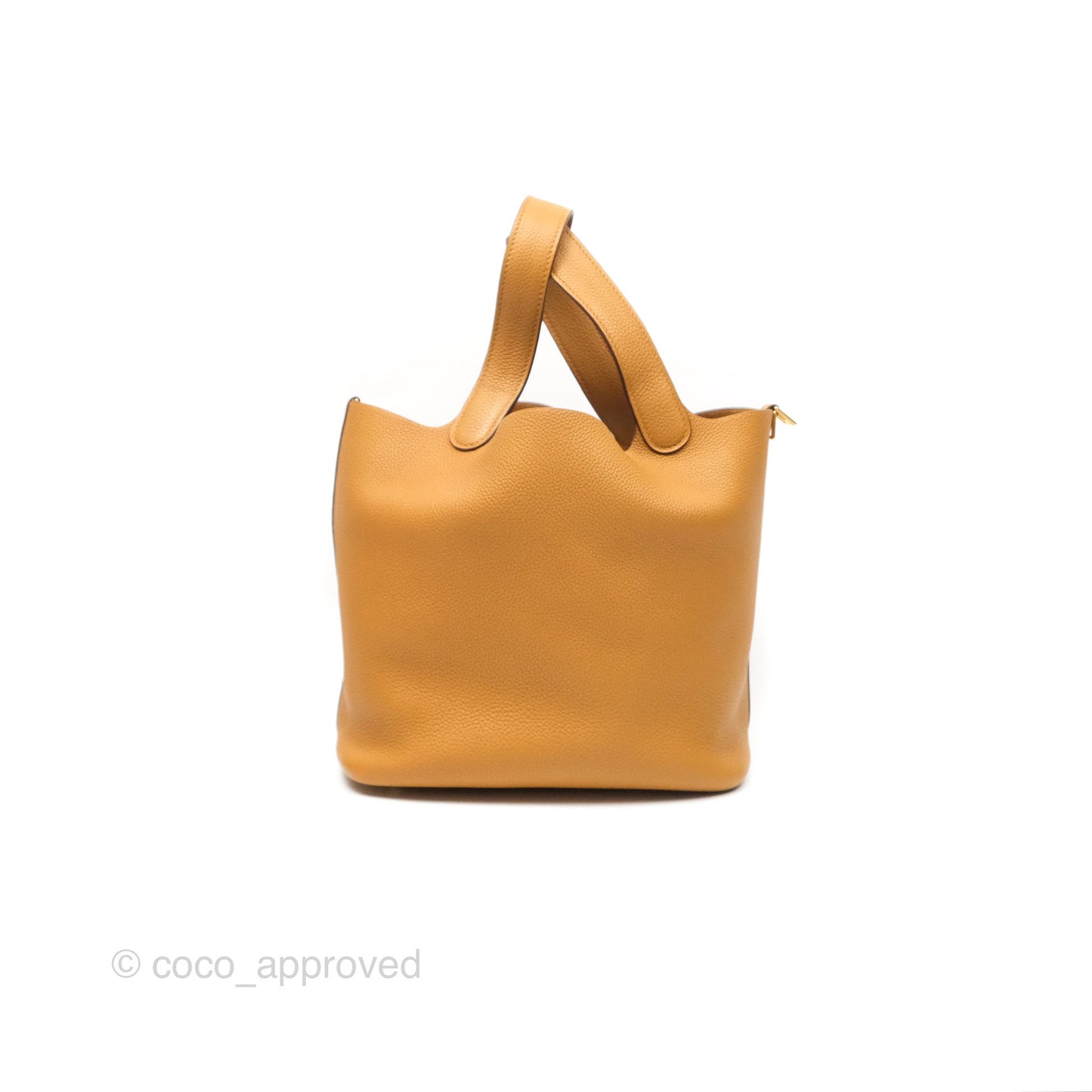 Hermès Picotin 22 Sesame 2S Clemence Gold Hardware