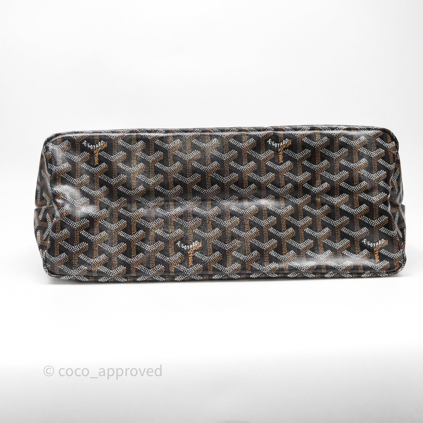 Goyard Bohème Hobo Bag Black/Tan Goyardine Canvas