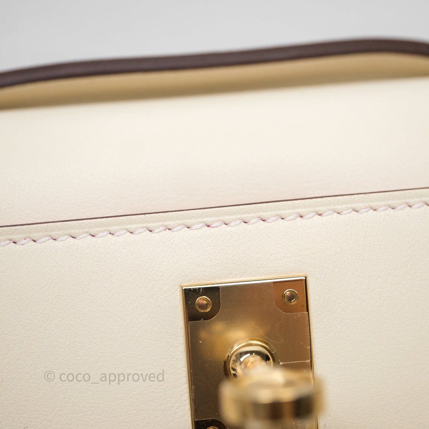 Hermès Kelly Pochette Nata Swift Pink Special Order Gold Hardware