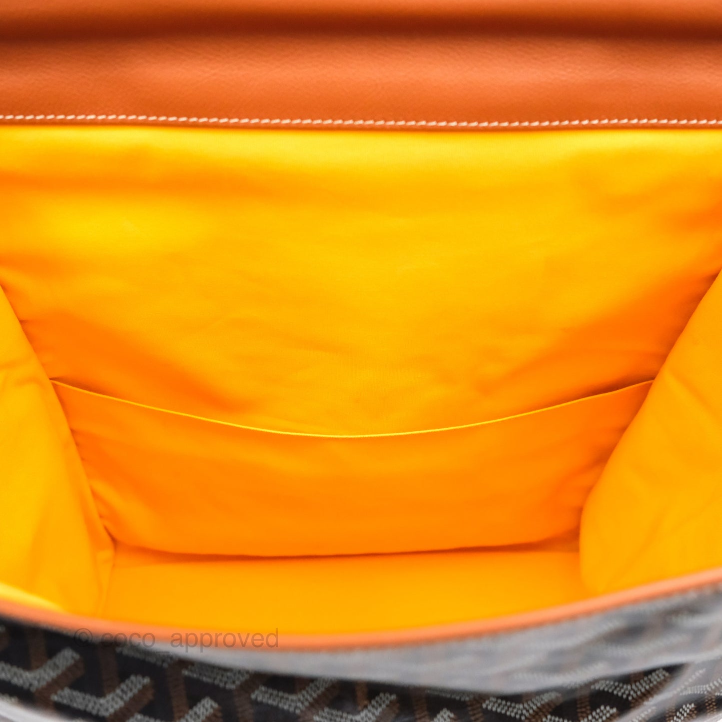 Goyard Saint Léger Backpack Black/ Tan