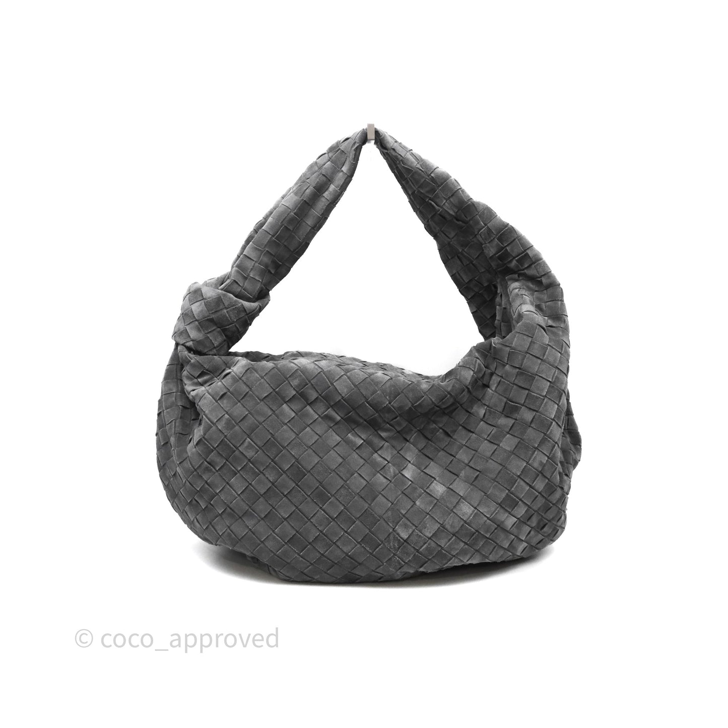 Bottega Veneta Classic Jodie Cloudy Indigo Suede Intrecciato
