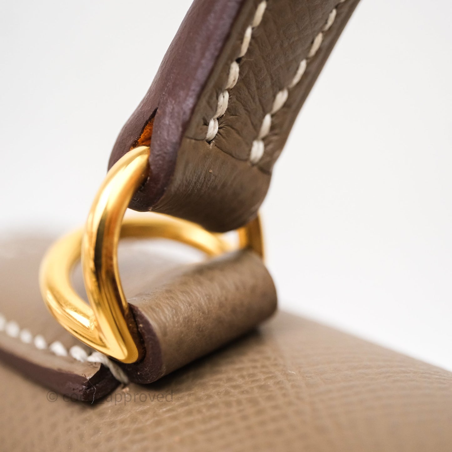 Hermès Kelly 28 Etoupe Epsom Gold Hardware