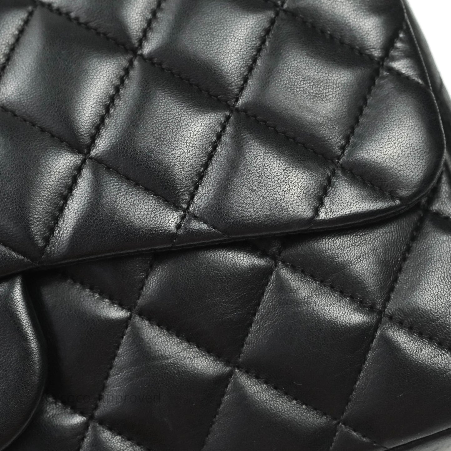 Chanel Jumbo Single Flap Black Lambskin 24K Gold Hardware⁣⁣
