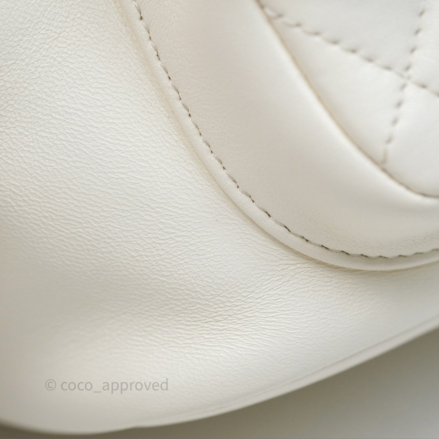 Chanel Quilted Small Duma Drawstring Backpack White Calfskin Gold Hardware