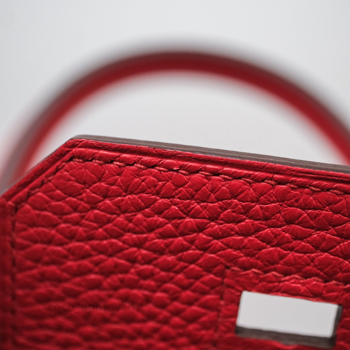 Hermes Birkin 30 Rouge Togo Gold Hardware