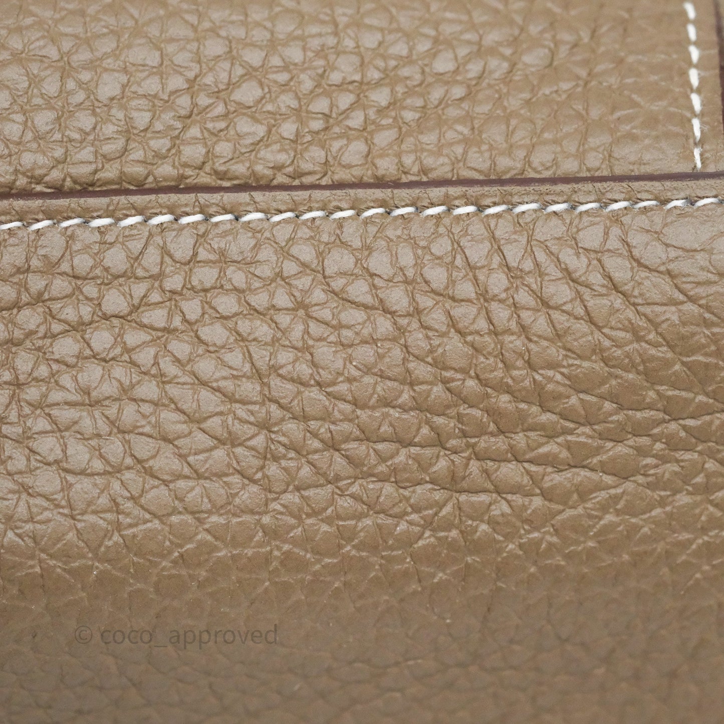 Hermès Mini Lindy 20 Etoupe 18 Clemence Palladium Hardware