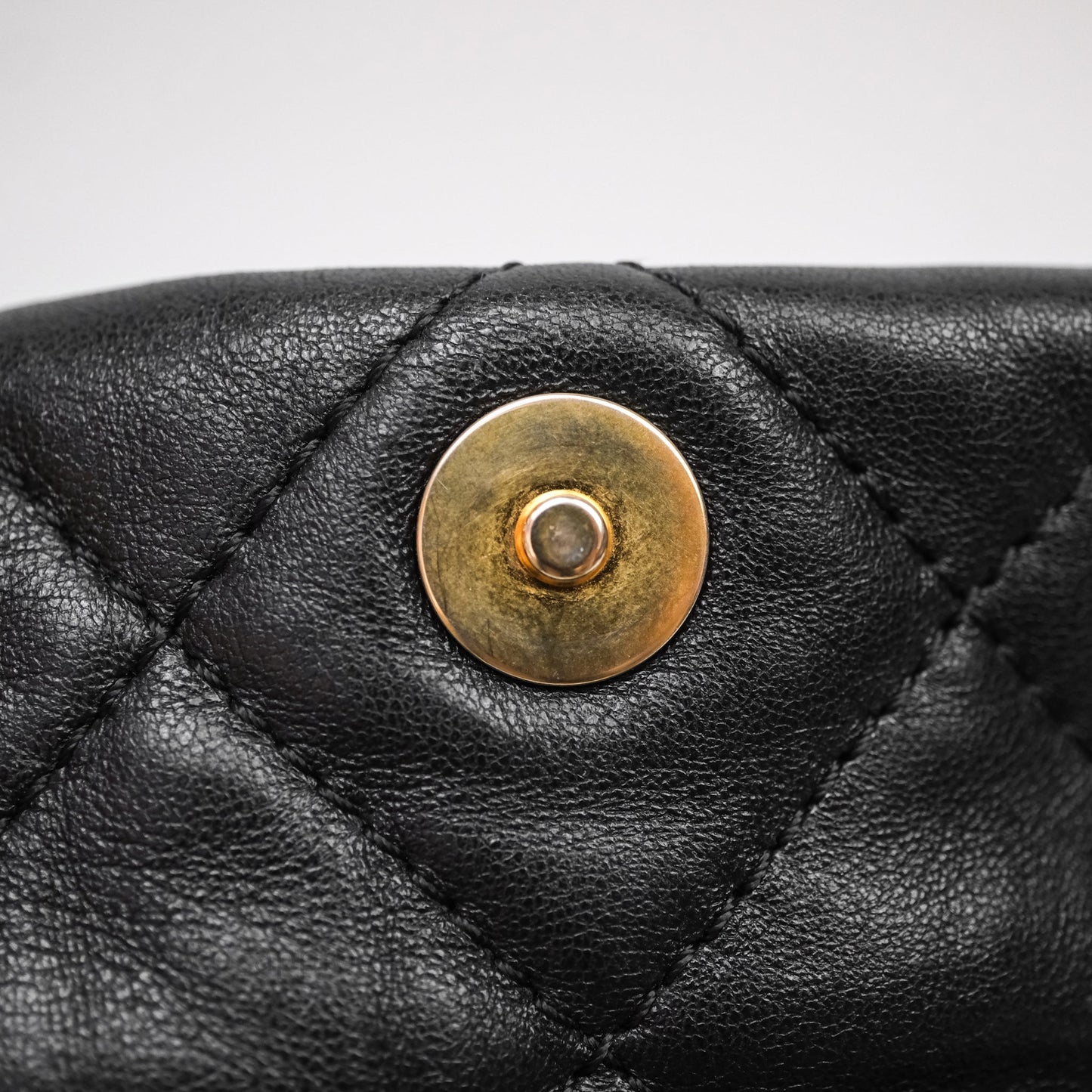 Chanel Small Hobo Bag Crumpled Black Lambskin Aged Gold Hardware