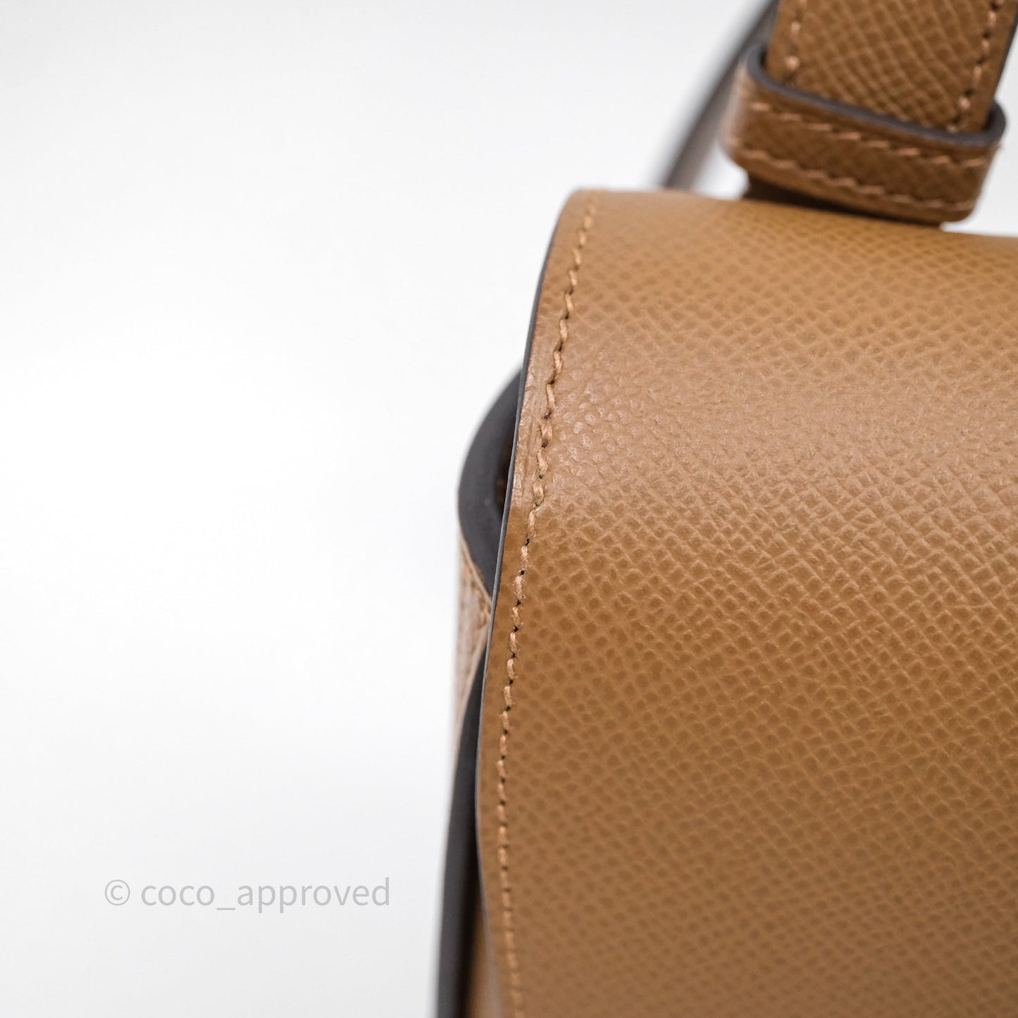 Hermès Della Cavalleria Mini Bag Alezan 3G Epsom Palladium Hardware