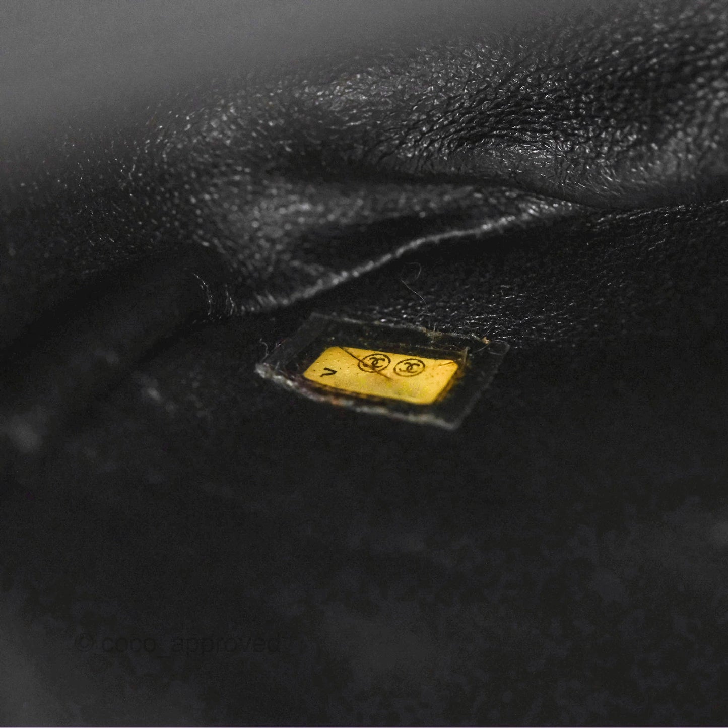 Chanel Bar Flap Black Suede Blushed Gold Hardware
