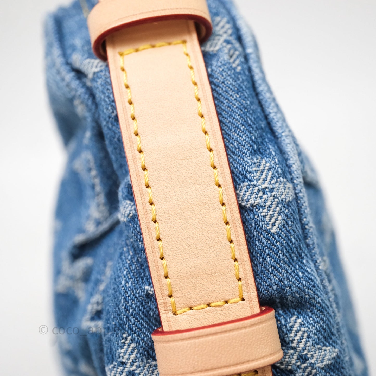 Louis Vuitton Croissant MM Denim Blue Monogram