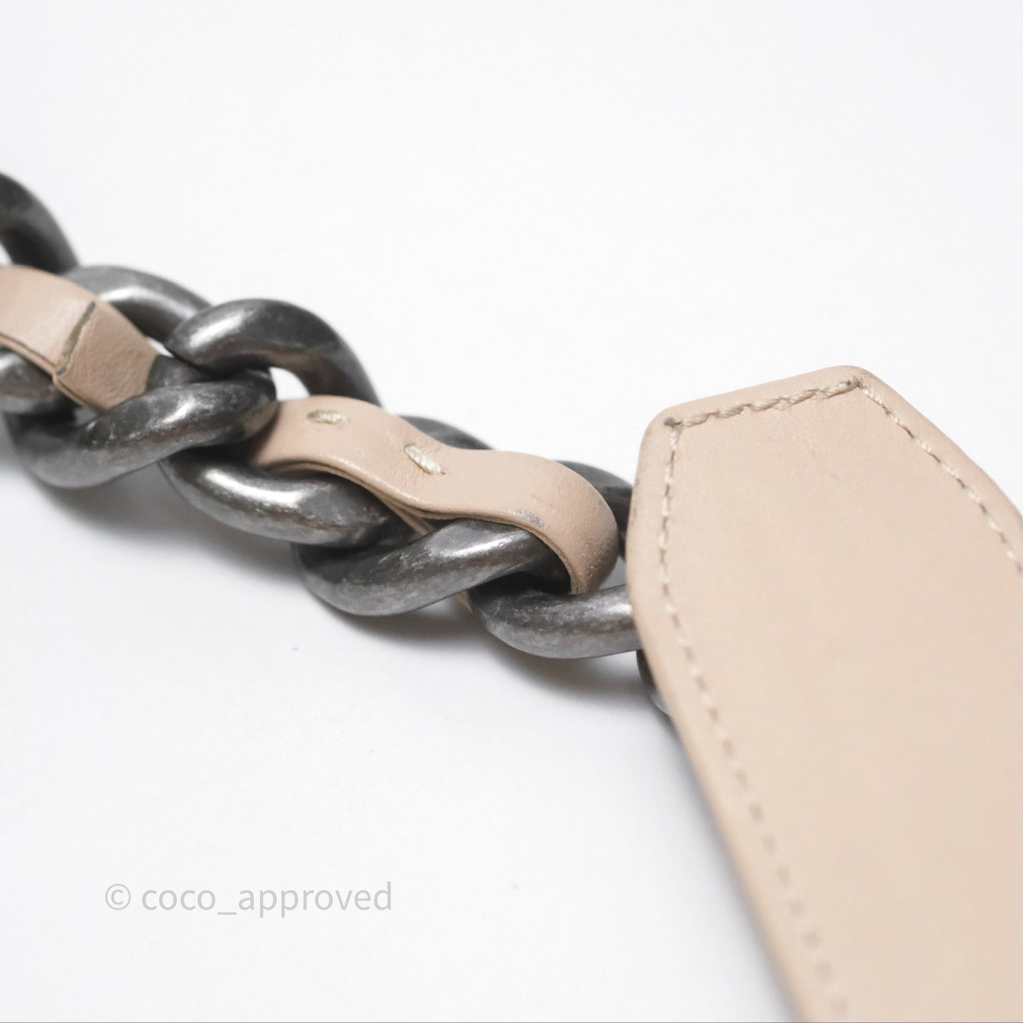 Chanel 19 Waist Bag Tweed Houndstooth Black Beige Mixed Hardware 19K