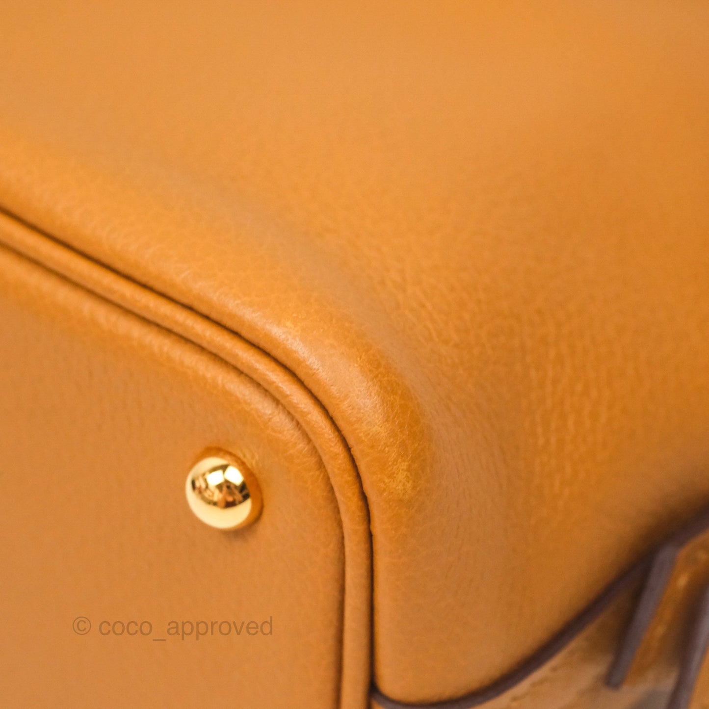 Hermès Bolide Mini 1923 Evercolor Caramel 28/ Mauve Pale 09 Gold Hardware