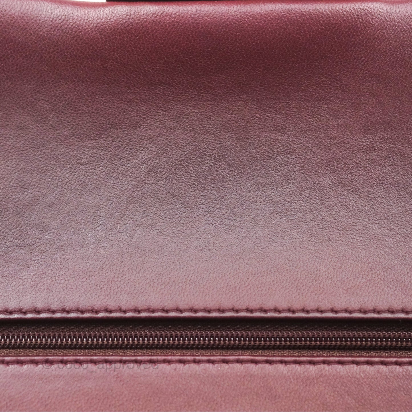 Chanel Jumbo Double Flap Burgundy Lambskin Gold Hardware