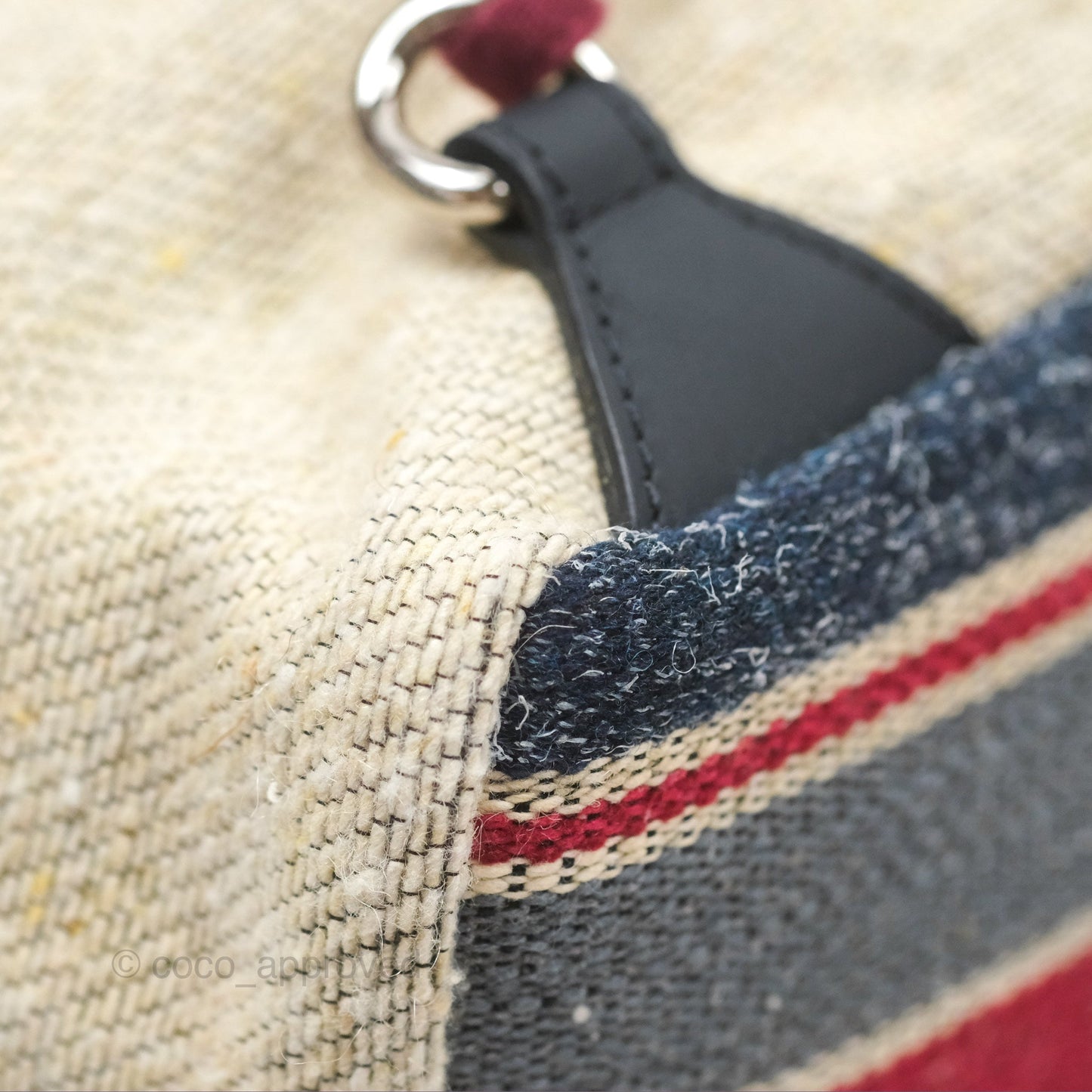 Chanel Canvas Deauville Backpack Beige