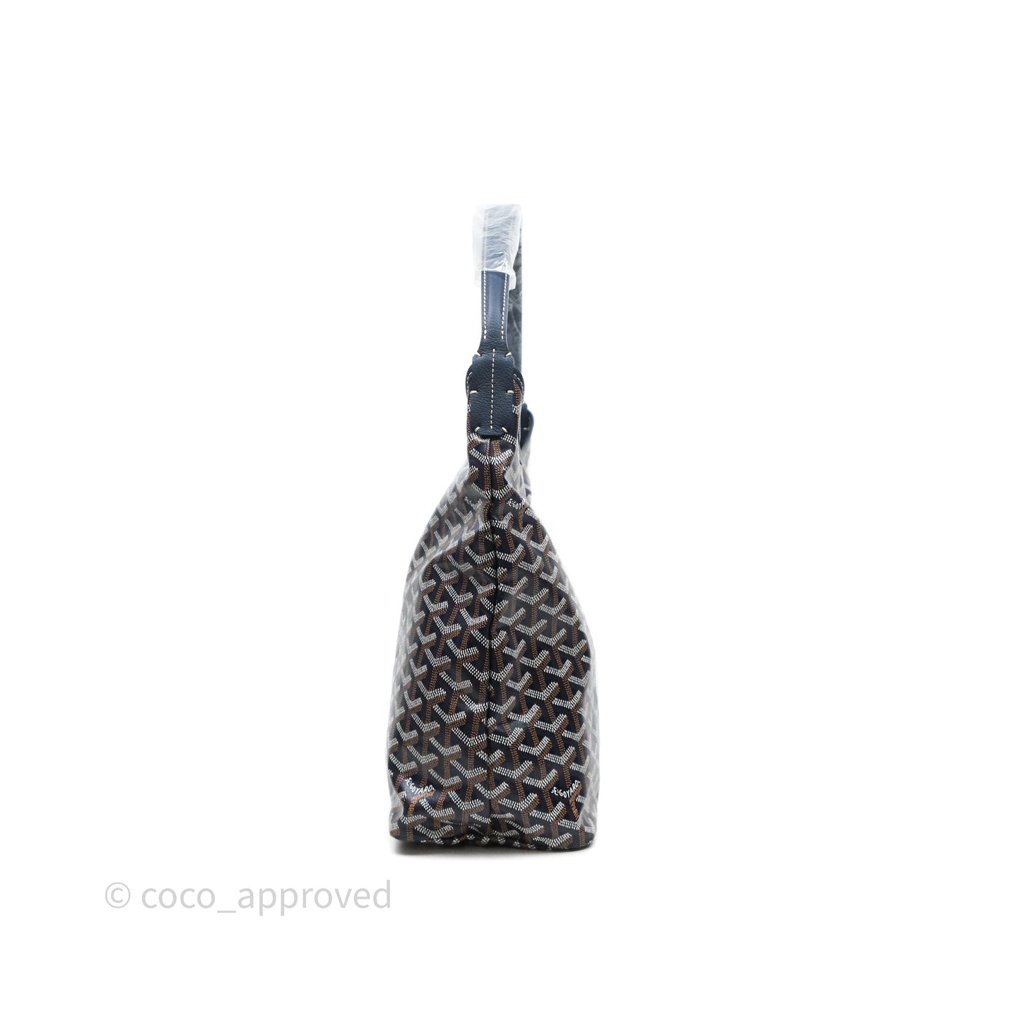 Goyard Bohème Hobo Bag Navy Goyardine Canvas