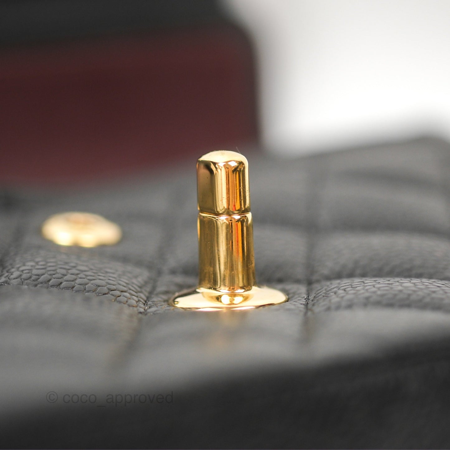 Chanel Classic Small S/M Flap Black Caviar Gold Hardware