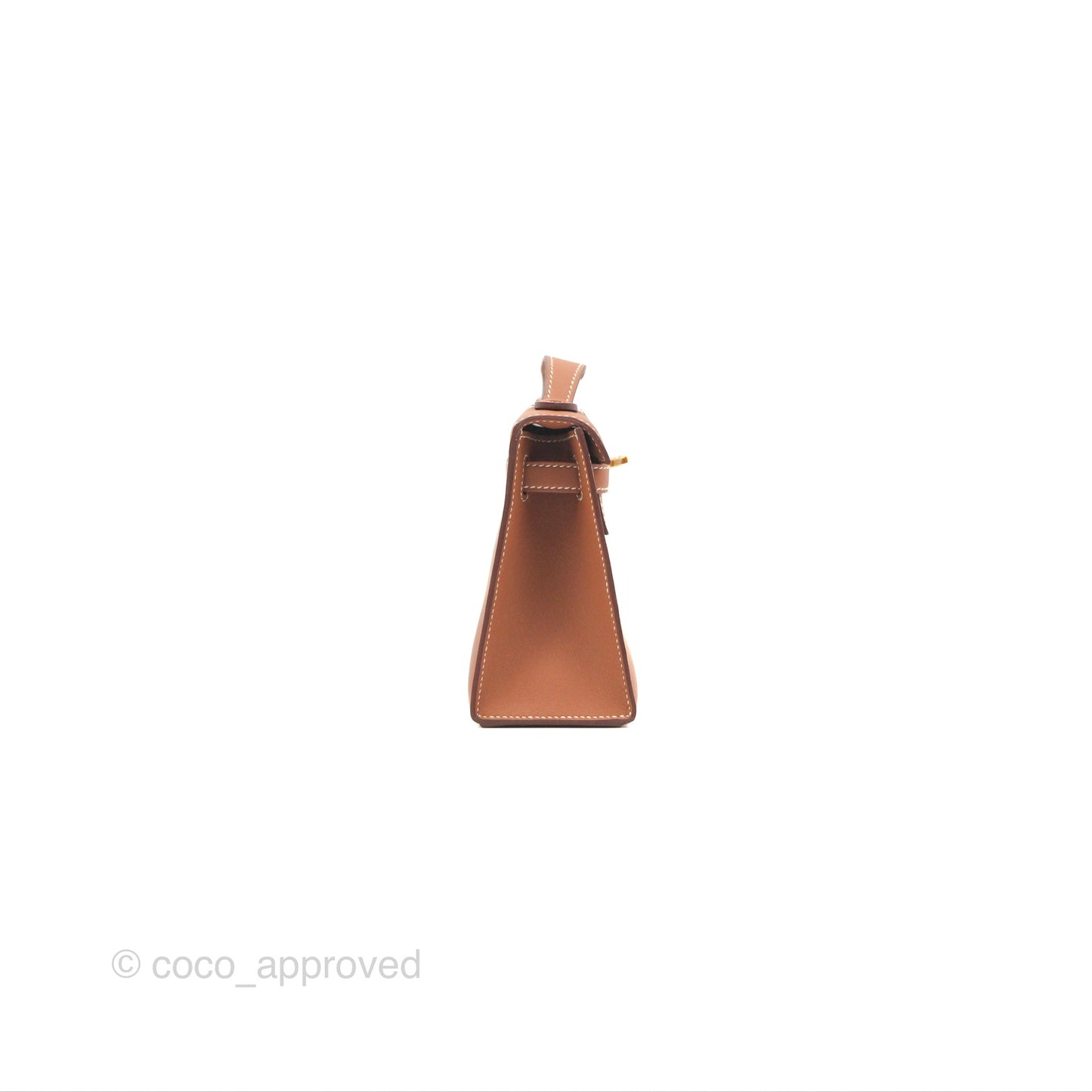 Hermès Kelly Mini Pochette Gold Swift Gold Hardware