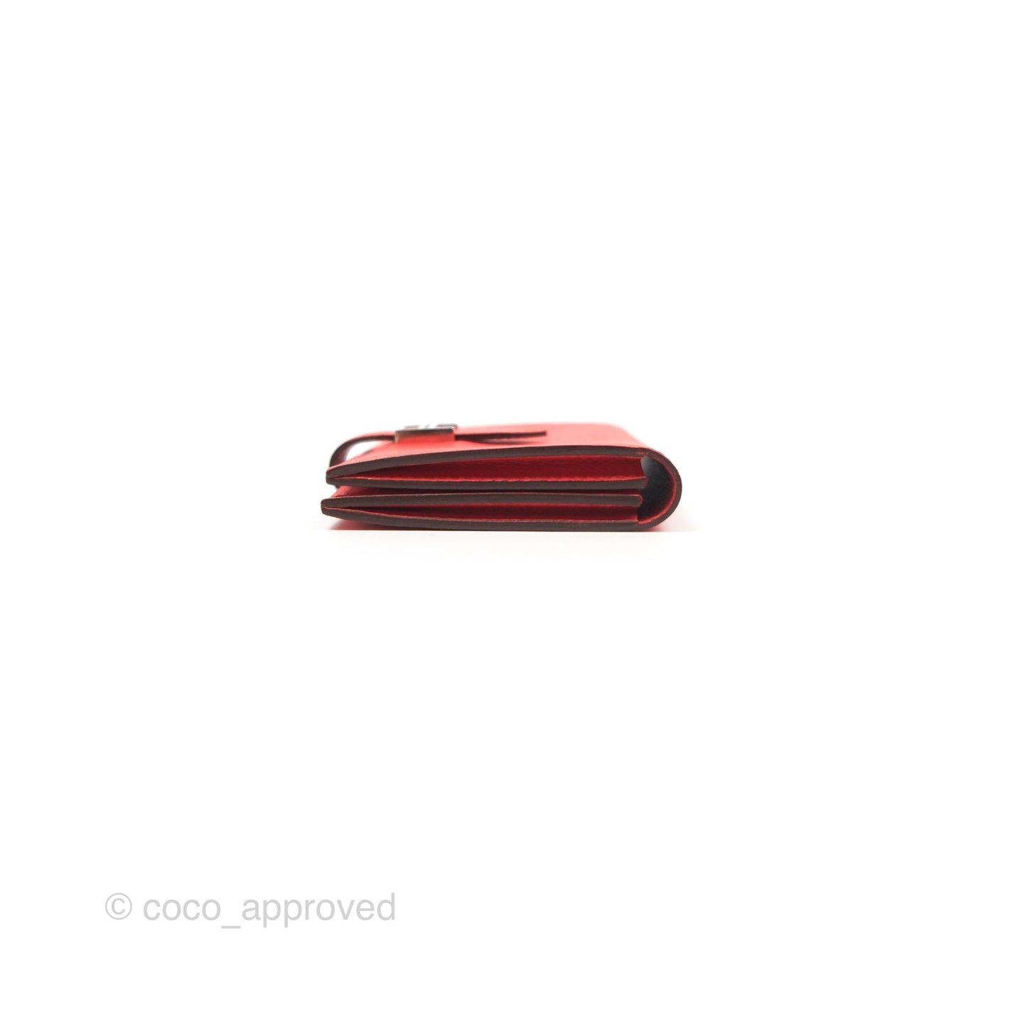 Hermès Bearn Card Holder Rose Jaipur T5 Epsom Palladium Hardware