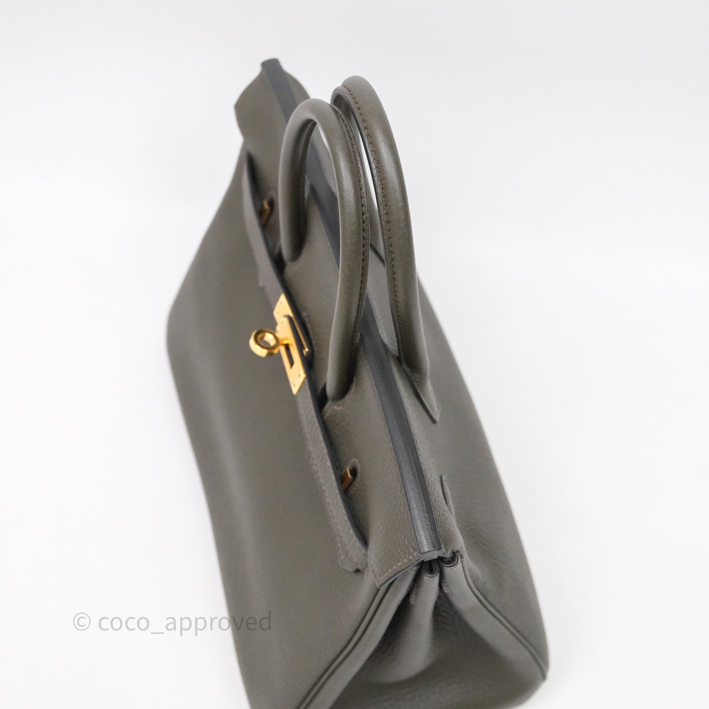 Hermès Birkin 25 Vert De Gris Togo Gold Hardware