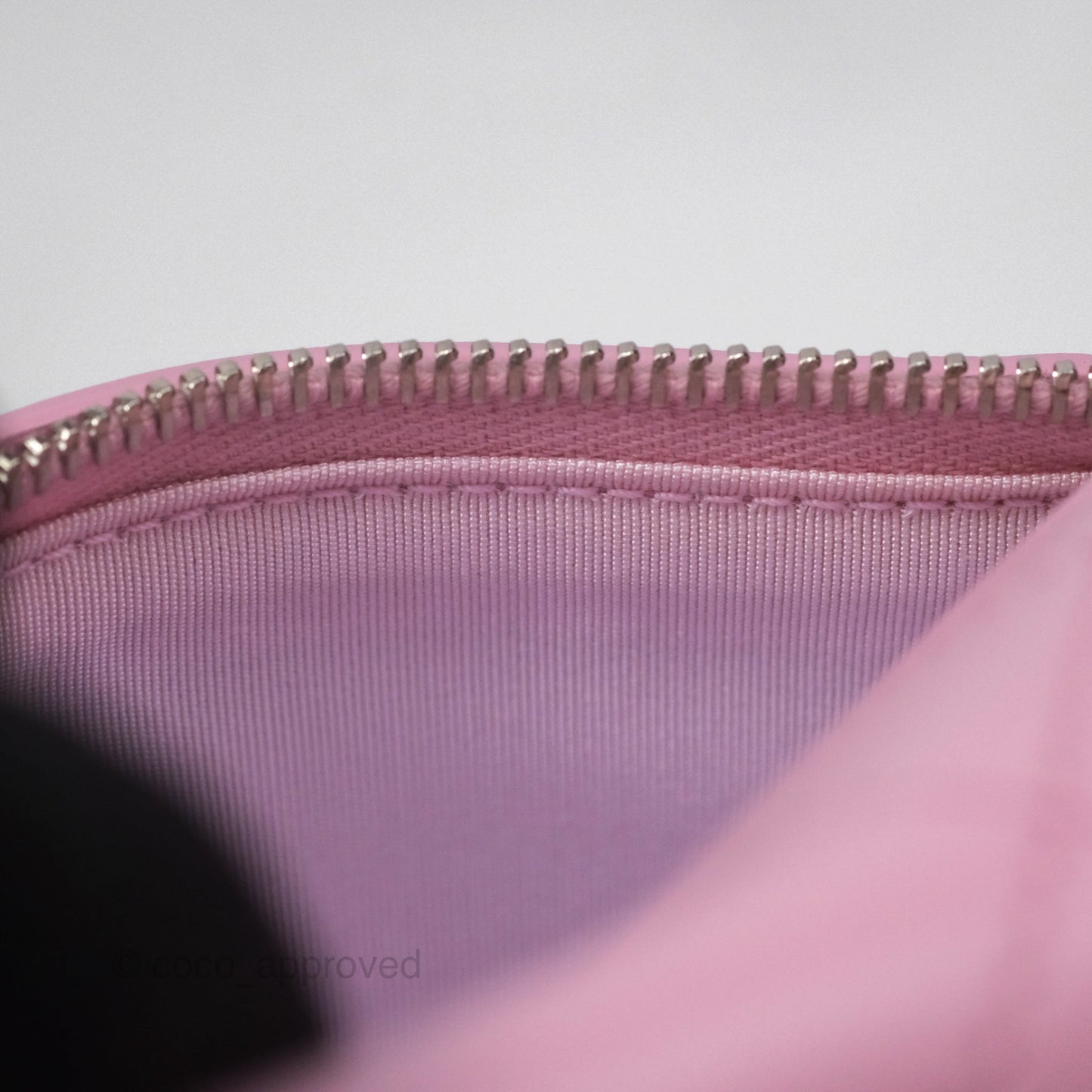 Chanel Stitched Ring My Bag Flap Crossbody Pink Calfskin Silver Hardware