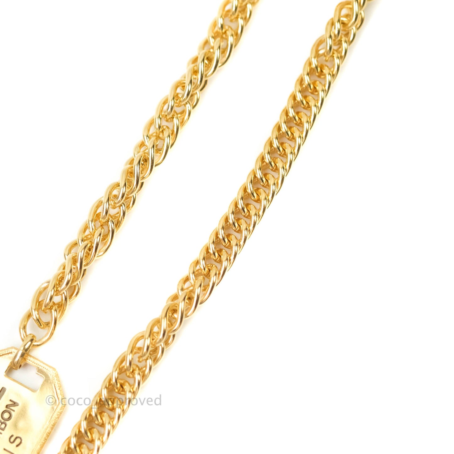 Chanel  Charm Necklace Gold Tone
