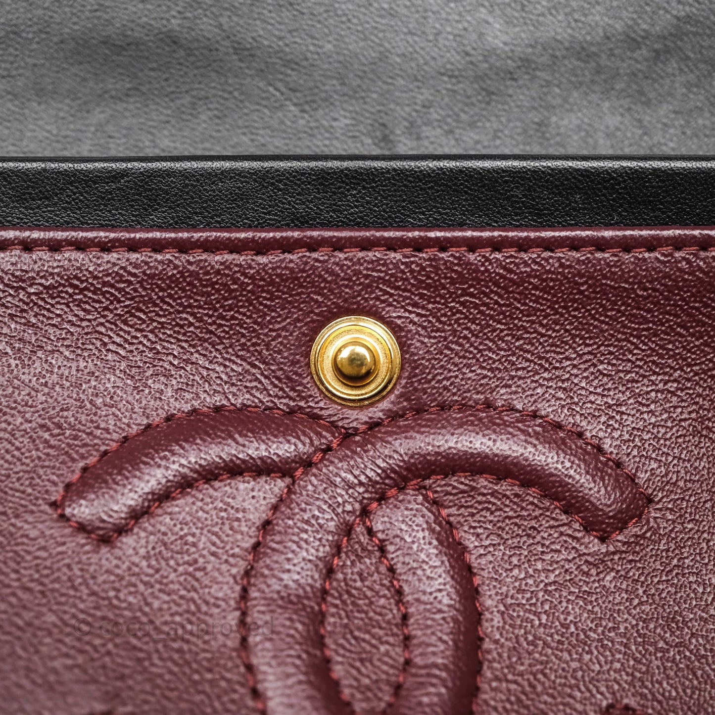 Chanel Small Classic Flap Quilted Black Lambskin Gold Hardware