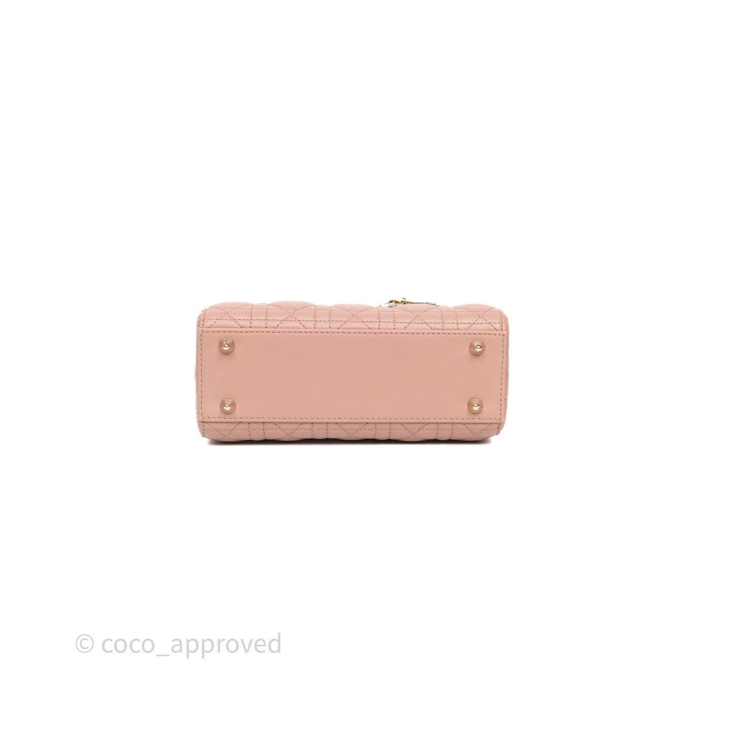 Christian Dior Small Lady Dior My ABCDior Bag Blush Cannage Lambskin