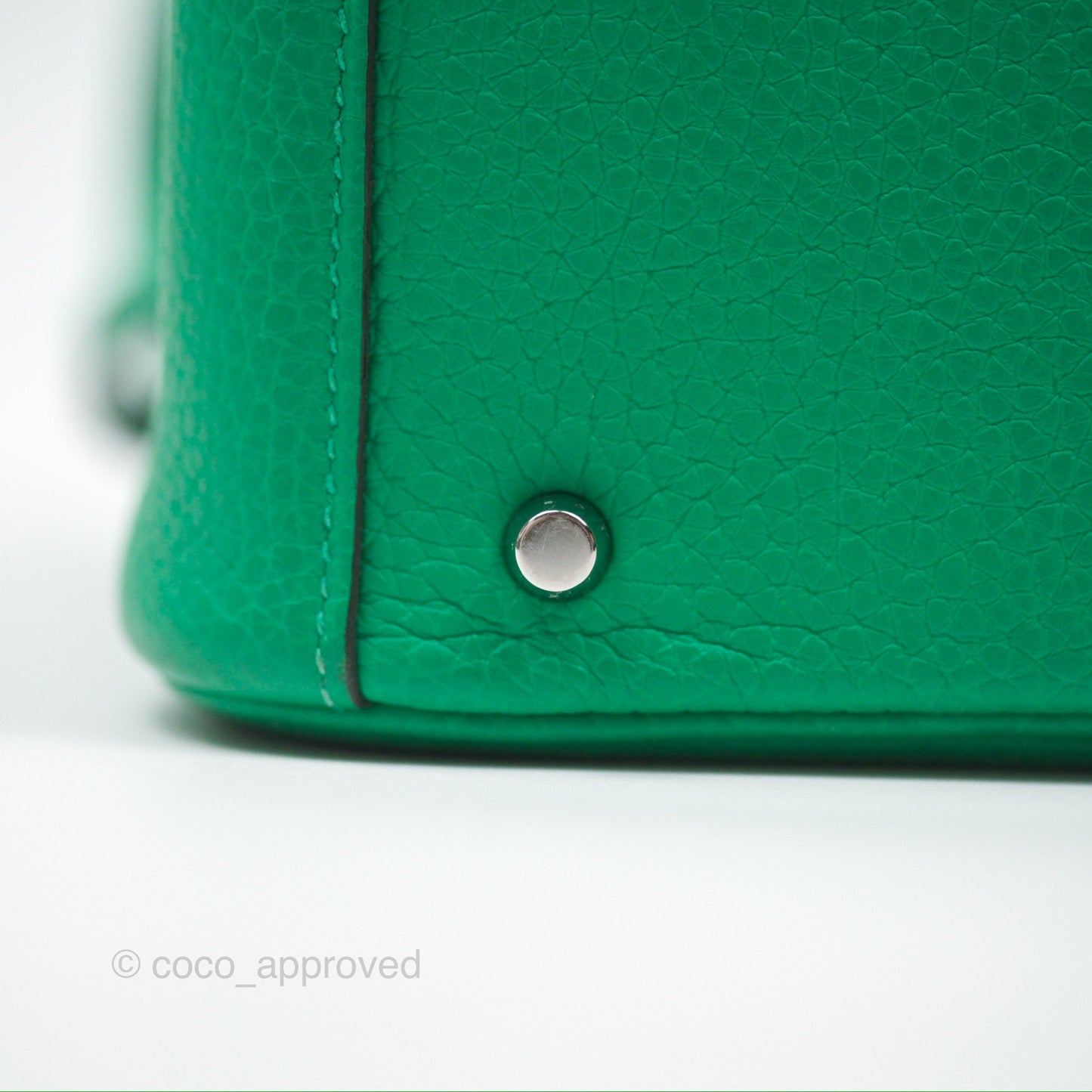 Hermès Mini Lindy 20 Menthe 6W Clemence Palladium Hardware