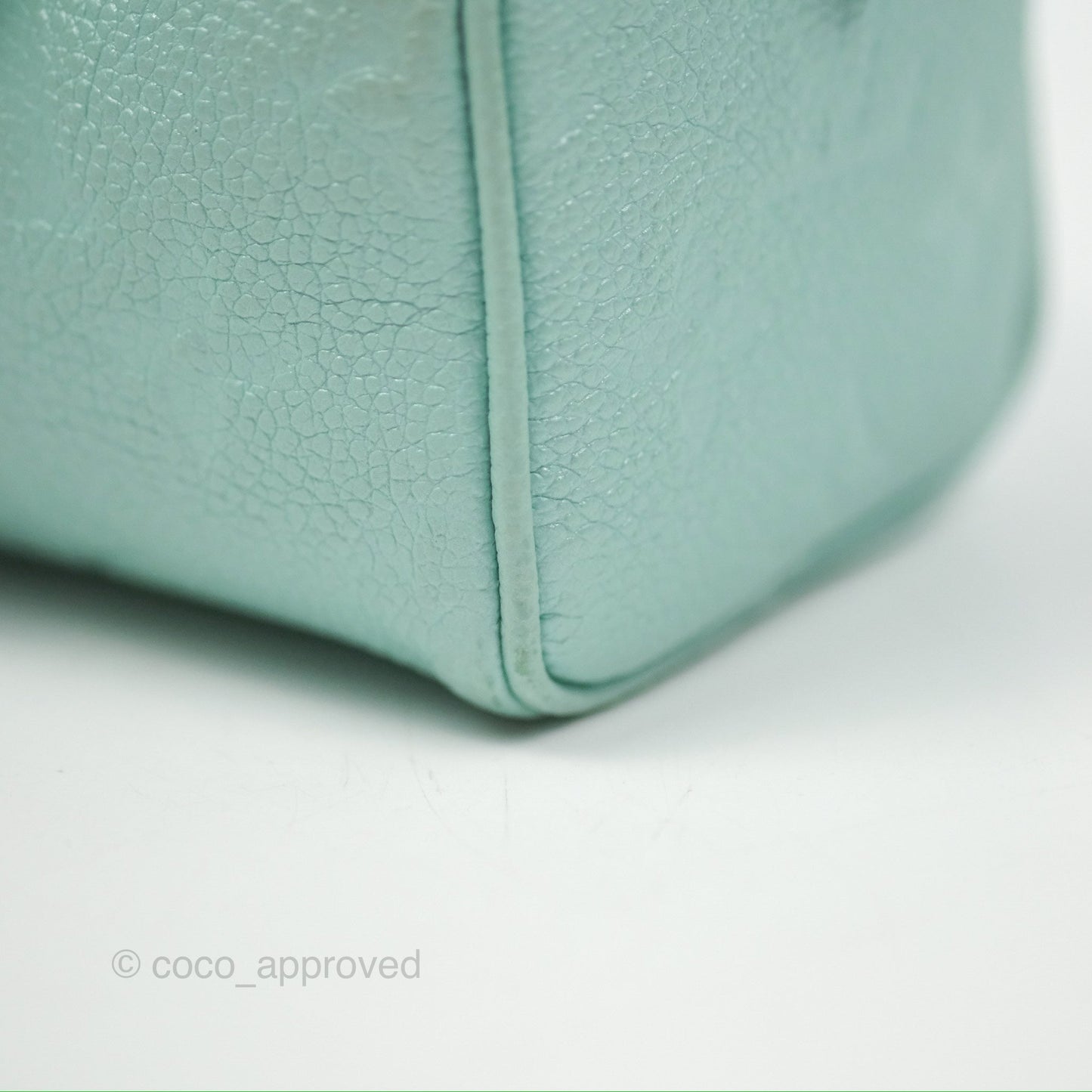 Louis Vuitton Nano Speedy Monogram Empreinte Pearly Lagoon Blue