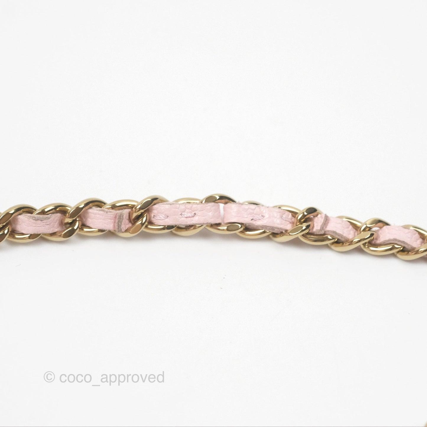 Chanel Quilted Classic Wallet on Chain WOC Pink Caviar Gold Hardware