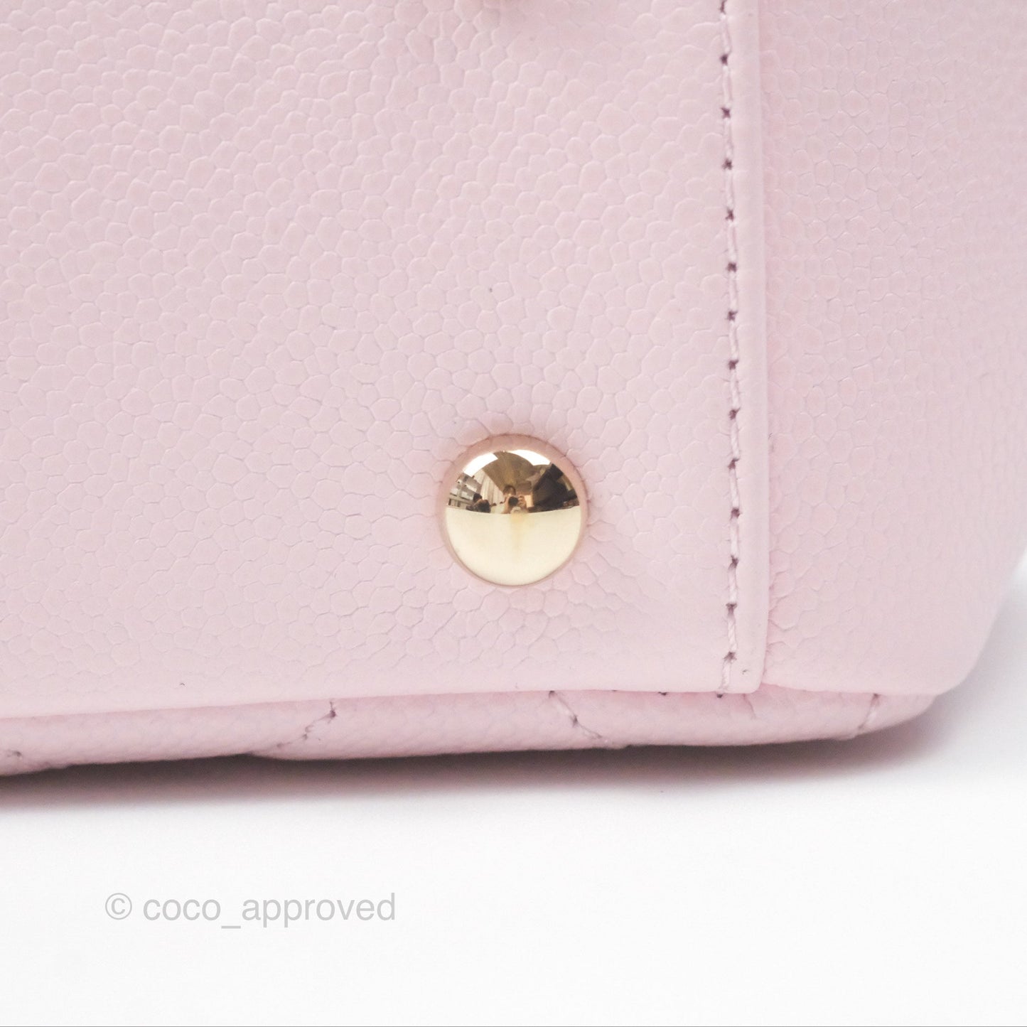 Chanel Quilted Small Business Affinity Flap Light Pink Caviar Gold Hardware