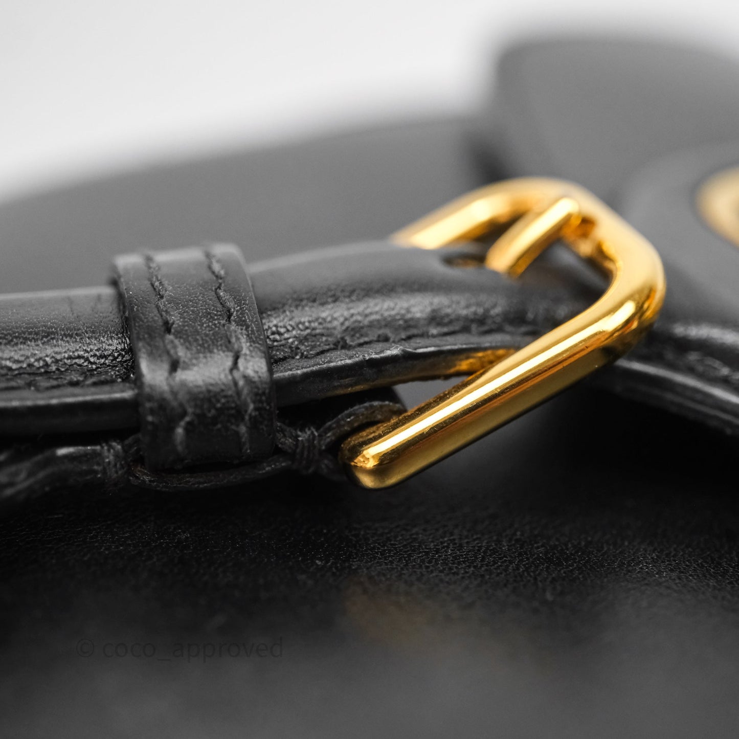 Christian Dior Medium Bobby Flap Black Box Calfskin