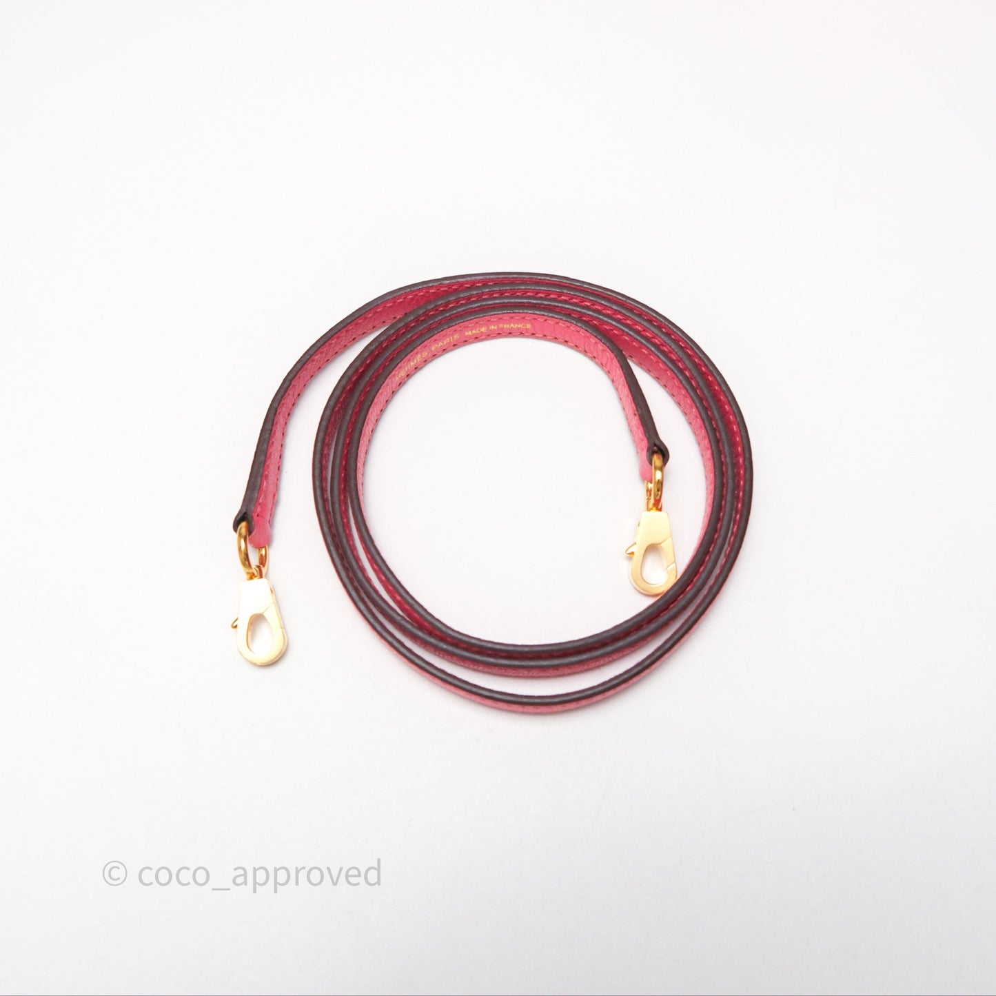Hermès Mini Kelly II Rose Lipstick U5 Chevre Mysore Gold Hardware