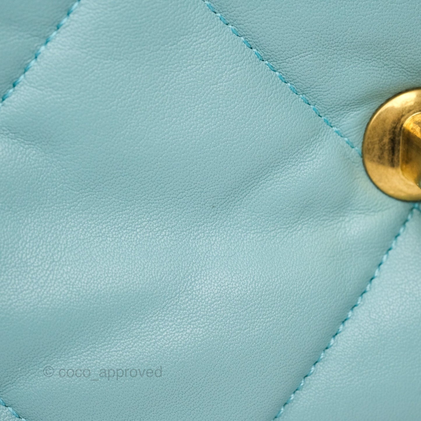 Chanel 19 Small Tiffany Blue Mixed Hardware