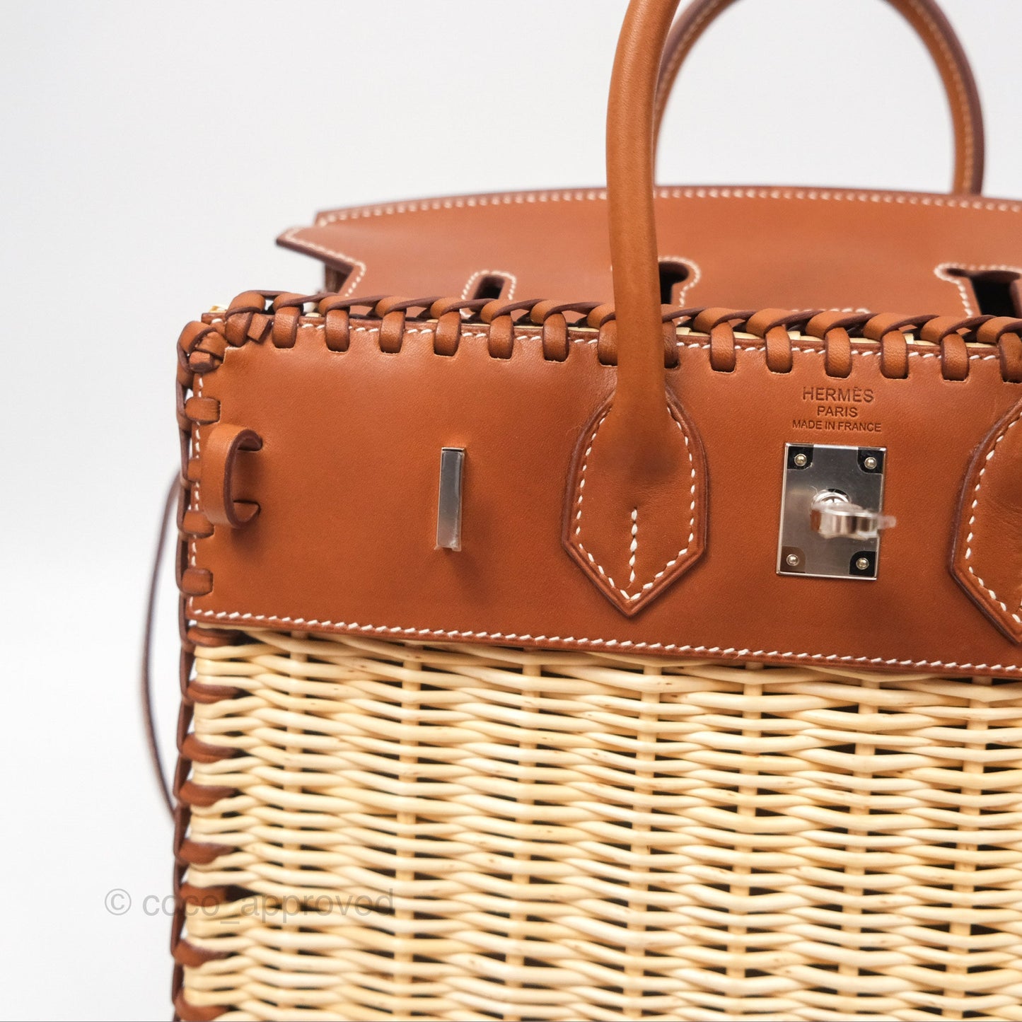 Hermès Birkin Picnic 25 Osier/ Barenia Naturel 27/ Fauve 34 Palladium Hardware