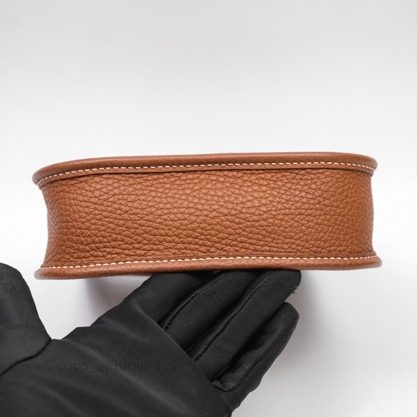 Hermès Mini Evelyne 16 Amazone Gold 37 Clemence Palladium Hardware