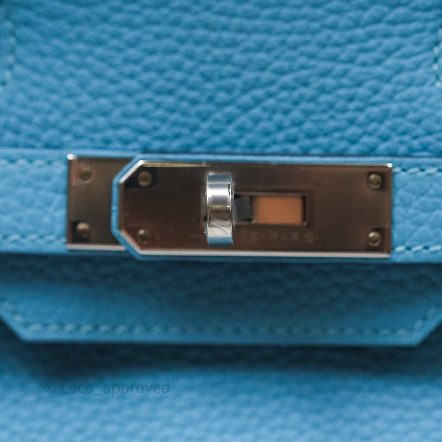 Hermès Birkin 30 Bleu De Nord Togo Palladium Hardware