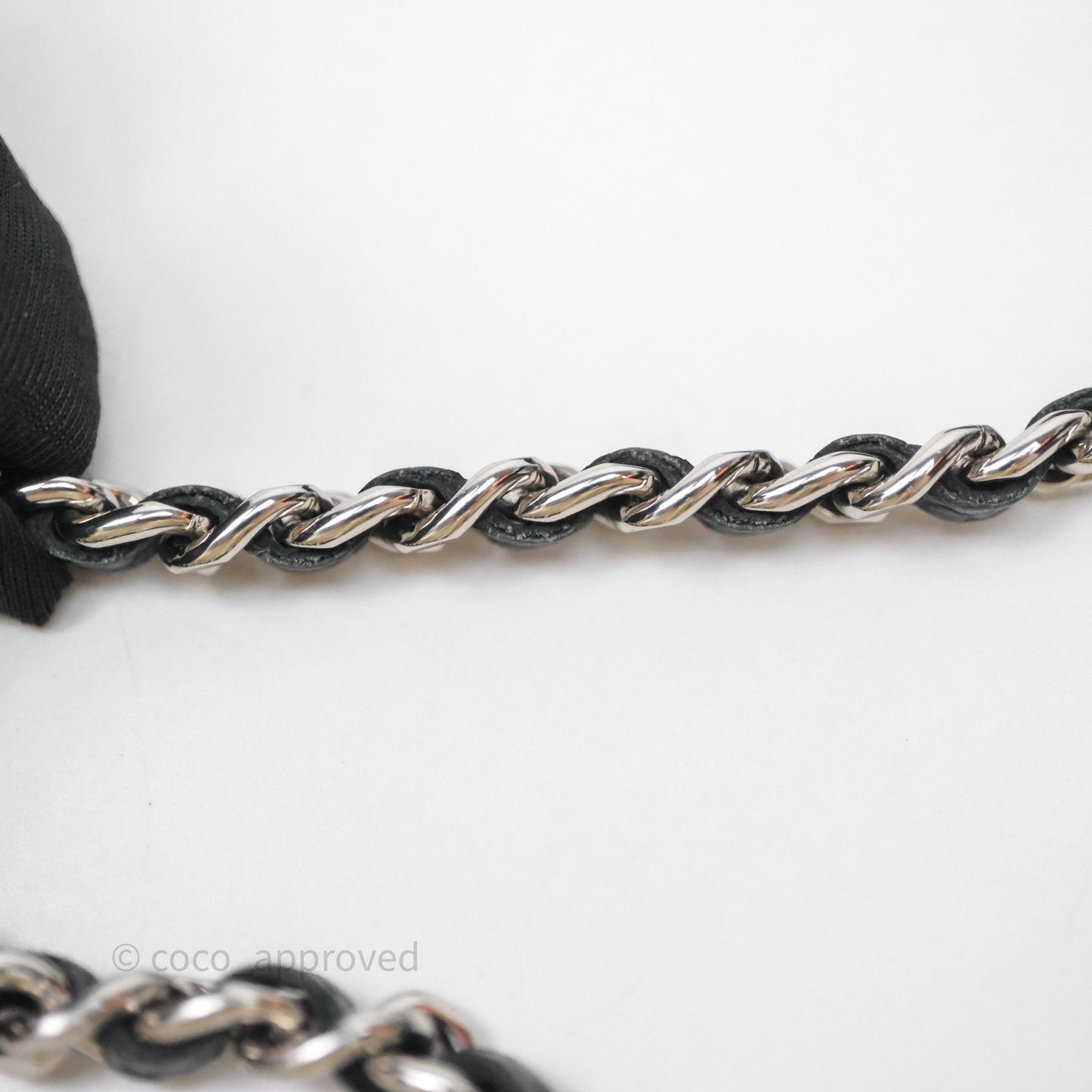 Chanel Quilted Classic WOC Black Caviar Silver Hardware