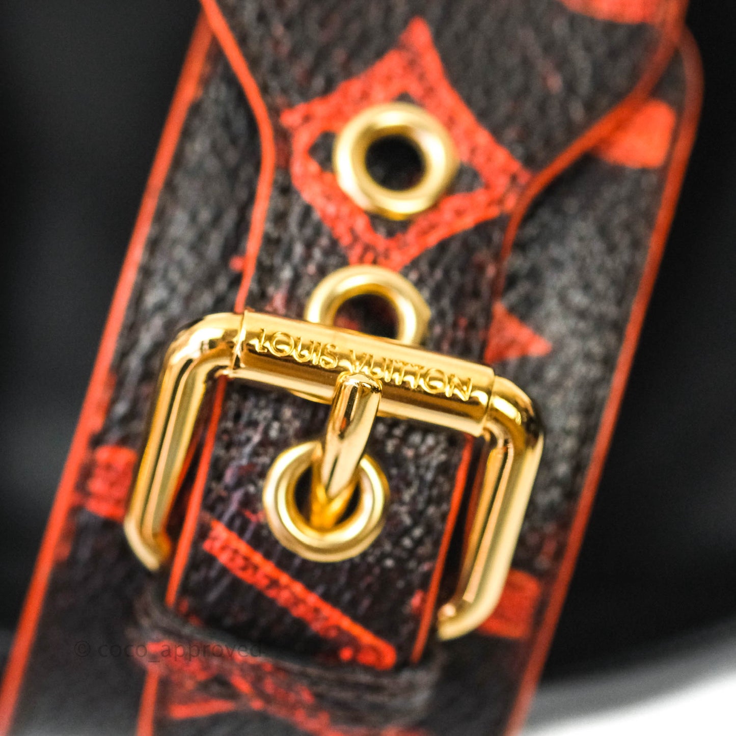 Louis Vuitton Bom Dia Monogram Canvas Orange Lining Flat Mule